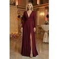 thumbnail image 3 of Formal Dress Shops Inc Juniors Womens Stretchy Formal Evening Gown, 3 of 10