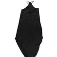thumbnail image 2 of bar III Womens Draped Asymmetrical Dress, Black, XX-Small, 2 of 2