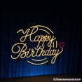 thumbnail image 2 of Glowneon Happy Birthday Heart Neon Sign, Custom Happy Birthday Quotes Sign, Happy Birthday Led, 2 of 5