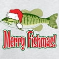 thumbnail image 3 of CafePress - Merry Fishmas Sweatshirt - Crew Neck Sweatshirt, 3 of 4