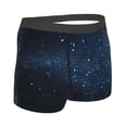 thumbnail image 3 of Junzan Blue Glitter Retro Mens Underwear Boxer Briefs For Men’s - Xx-Large, 3 of 9