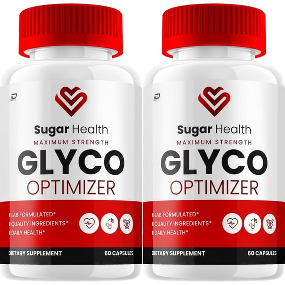 Sugar Health Capsules – SugarHealth All Natural Glycogen Support, 2 Pack, 120 Capsules