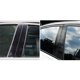 thumbnail image 2 of Etiqueta Engomada Del Panel Del Pilar B De La Ventana Del Coche De Fibra De Carbono Accesorios Del Coche Decoración Interior Impermeable Del Coche Compatible Con Bmw F10 Monstrate VI011289-00, 2 of 6