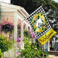 thumbnail image 5 of Welcome Lemon Wreath Spring Bird House Flag Double Sided 28 x 40 Inch Summer Banner Yard Decor, 5 of 6