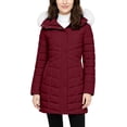 thumbnail image 2 of Wantdo Women's Winter Coat Warm Winter Jacket Recycled Waterproof Jacket Outerwear Coat Wine Red M, 2 of 11