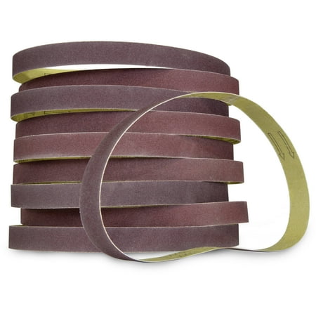 

WEN 240-Grit 1 X 30-Inch Sanding Belt Sandpaper 10-Pack