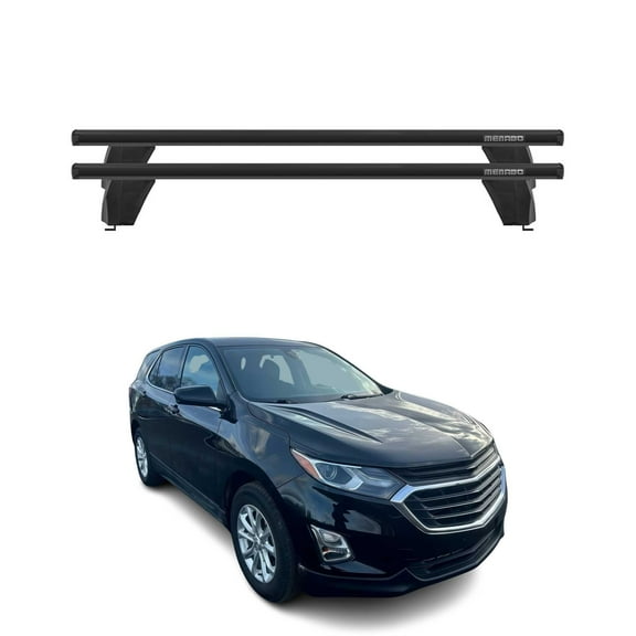 Fix Point Roof Racks Cross Bars for Chevrolet Equinox 2018-2024 Black 2Pcs