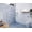 Brushed Nickel, variant on Vela 31 in. x 78 in. Glass Shower Panel - Single Fixed Panel