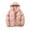 Pink, variant on Unisex Couple's Thick Warm Hooded Puffer Coat, Loose Fit Thermal Insulated Winter Jacket Fuzzy Puffer Coat (Black, M)