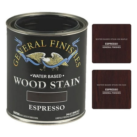 General Finishes Water Based Wood Espresso Stain, (Best Water Based Wood Finish)