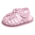 thumbnail image 3 of Duqingm Sandals for Girls Toddler Classic Fisherman Sandals Girls Closed Toe Water Pool Beach Sandal Naturally Splay Pink,5.5, 3 of 7