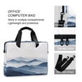 thumbnail image 4 of FORMRS 16" Laptop Bag Carrying Sleeve Case with Handle Travel Shoulder Briefcase, Watercolor Mountains, 4 of 8