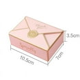 thumbnail image 5 of Simple Creative Gift Box Packaging Envelope Shape Wedding Gift Candy Box Favors Birthday Party Christmas Jelwery Decoration, 5 of 9