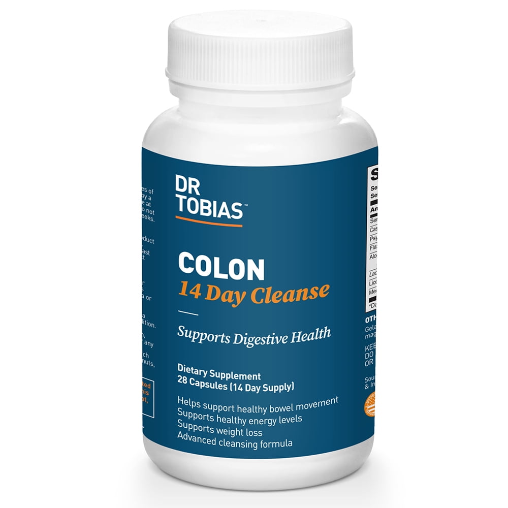 Dr Tobias Colon 14 Day Cleanse, 28 capsules, 14 Day Supply Walmart