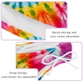thumbnail image 3 of tie dye20 Adjustable Strap Bikini Set with Detachable Sponge, Two-Pack - Ideal for All Swim Suit Scenes, 3 of 6