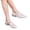 White, variant on Fnooota Womens Slip On Flats, Pointy Toe Non-slip PU Soft Sole Comfortable Dress Shoes Black Size 6