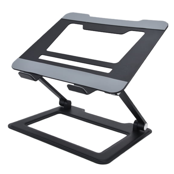 Laptop Stand Adjustable Foldable Desktop Notebook Computer Riser for Home Office Conference Room Black