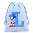 thumbnail image 4 of Nuevas bolsas con cordón de Sonics, bolsos para niños con estampado de letras en inglés de dibujos animados, bolsas de almacenamiento con cordón, regalos de cumpleaños para niños, 4 of 5
