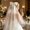 G, variant on Double Layer Bow Veil Hair Accessory, Compact Two Tier Veil with Statement Bow Detail for Event Styling, Decorative Photo Prop Adds a Playful Bridal Inspired Finish for Engagement, Proposal, Style F