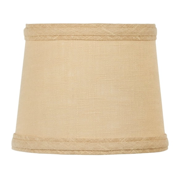 6 Inch Drum Style Chandelier Mini Lamp Shade Clip on Beige Linen