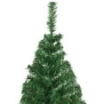 thumbnail image 2 of vidaXL Artificial Pre-lit Christmas Tree with Ball Set Green 150 cm PVC, 2 of 5