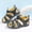 Navy, variant on GYMEPIC Boy Sandals Outdoor Beach Shoes Protective TPR Sole Kids Summer Camp