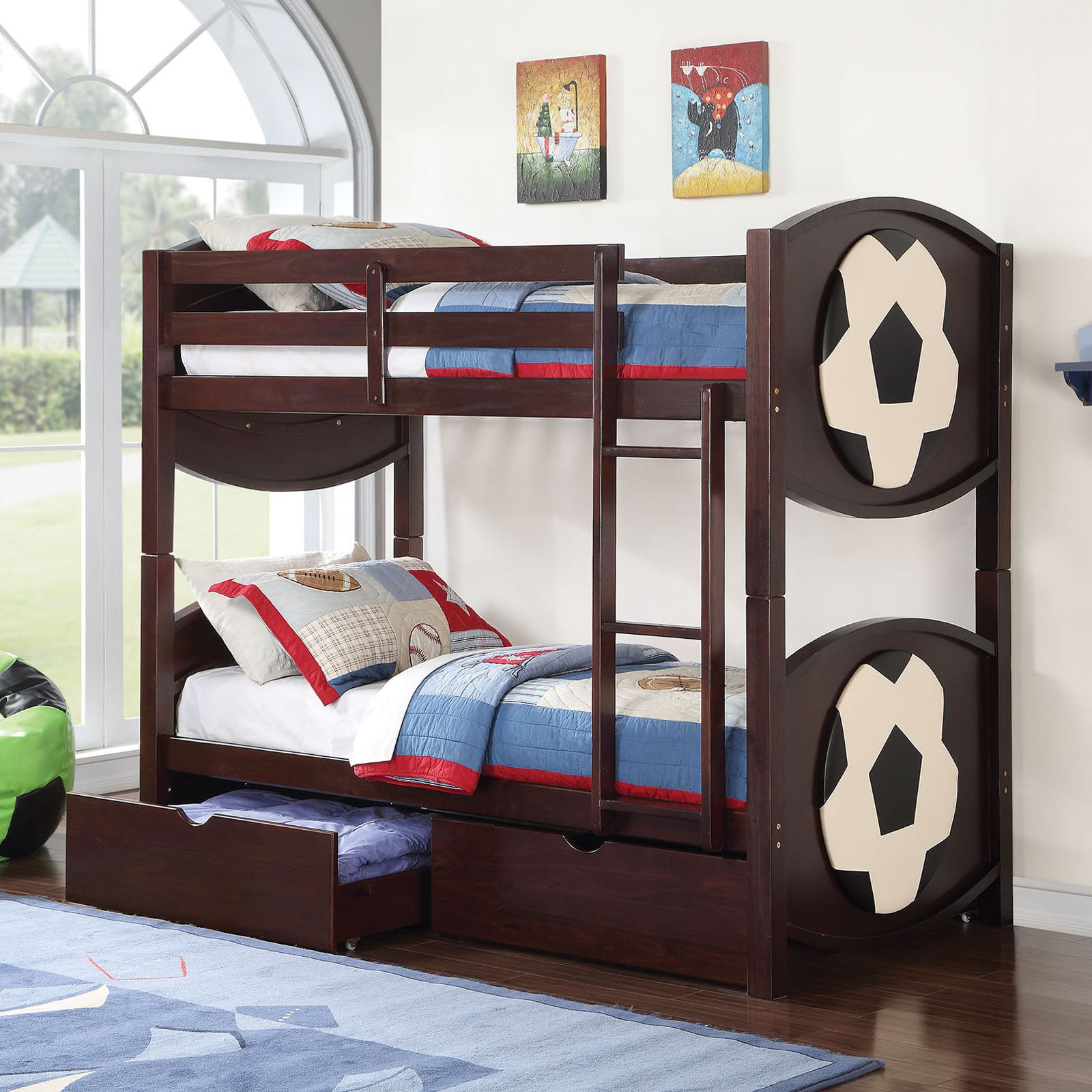 Acme Furniture All Star Soccer Ball, Star Furniture Bunk Beds