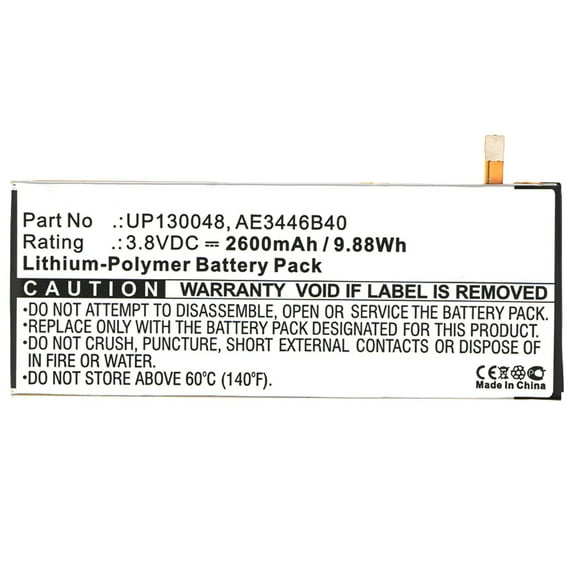 Batteries N Accessories BNA-WB-P3361 Cell Phone Battery - Li-Pol, 3.8V, 2600 mAh, Ultra High Capacity Battery - Replacement for InFocus AE3446B40 Battery