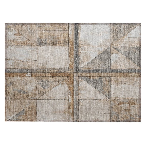 Dalyn Rugs Machine Washable Indoor/Outdoor Chantille Copper 1'8" x 2'6" Rug