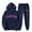 Navy, variant on Trapstar Hoodies for Women Sets Long Sleeve Graphic Sweatshirts Loose Trapstar Street Hip-hop Pullover Sweatshirts+Sweatpants Women Set of 2 Classic Sweatshirts(Black, L)