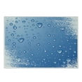 thumbnail image 1 of Grunge Cutting Board, Realistic Water Drops Bubbles on Worn Scratched Looking Backdrop Freshness Purity, Decorative Tempered Glass Cutting and Serving Board, Small Size, Blue White, by Ambesonne, 1 of 1