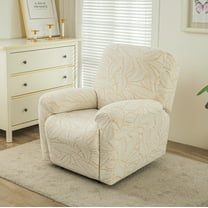 Lavish Cover Premium Waterproof Non-Slip Recliner Chair Cover, Washable Furniture Protectors for Kids, Pets(Beige)