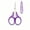 Purple scissors, variant on Maylever 3.0inch Precision Craft Scissors - Sharp Stainless Steel Blades With Pink Protective Cover, TSA Approved, Perfect For Travel, Embroidery, And Fine Paper Cutting