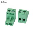 thumbnail image 3 of Unique Bargains 8Pcs KF2EDG 5.08mm Pas 2P Connecteurs Connecteurs Borniers Socket, 3 of 5