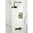 thumbnail image 2 of Kingston Brass KB5893AL Revival Single-Handle Pressure Balanced Tub and Shower Faucet, Antique Brass, 2 of 7