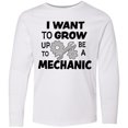 thumbnail image 3 of Inktastic I Want To Grow up To Be a Mechanic Long Sleeve Youth T-Shirt, 3 of 5