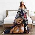 thumbnail image 6 of Blanket Michael B Throw Flannel Blankets UltraSoft Micro Fleece Blanket Warm Cozy Plush Gift for Room Decoration Sofa,Office Bed car Camp Couch Beach, 6 of 9