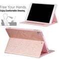thumbnail image 4 of Dteck iPad 10.2 Inch 2020 / 2019 Case, Embossed Butterfly PU Leather Flip Case with Card Holder, Auto Wake Sleep Cover for 10.2 inch iPad 8th Gen / 7th Gen / iPad Air 3 / iPad Pro 10.5 inch, Rosegold, 4 of 6