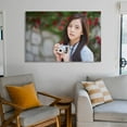 thumbnail image 6 of Kim Jisoo, A Famous Korean Female Singer Canvas Wall Art Print Poster For Home School Office Decor, 6 of 8