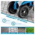 thumbnail image 5 of Garden Seat with Wheels, Heavy-Duty Utility Stool Cart with Adjustable 11"-16" Height & 360° Rotatable, Rolling Garden Cart with Seat for Lawn Planting, Yard Work, Patio Gardening (Blue), 5 of 6