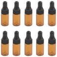 thumbnail image 1 of 10Pcs 3Ml de Gotero Vidrio MarróN VacíAs con Pipeta para Aceite, 1 of 5