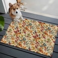 thumbnail image 4 of Fall Leaves Bathroom Mats 2x3 FT, Non Slip Small Kitchen Mat, Farmhouse Beige Botanical Leaf Autumn Washable Soft Backed Front Door Throw Rugs Non-Shedding Indoor Outdoor Doormat for Entryway Sink, 4 of 8
