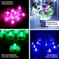 thumbnail image 4 of Efavormart Submersible LED Waterproof Light RGB for Vase Wedding Party Fish Tank Tea Vase Battery Candles - Purple-12pcs, 4 of 11