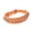 Orange, variant on Pink Metal Studded Chew Collar for Small Breed Dogs Anti Bite Design Adjustable Secure Durable 25x2.5cm