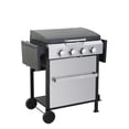 thumbnail image 6 of Gearwell Propane Gas Grill, 4-Burner Stainless Steel BBQ Grill Barbecue Grill with SS Plancha, 49200 BTU, Enamel Cooking Grids, Foldable Side Table for Outdoor Patio, 6 of 13