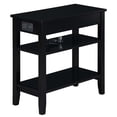 thumbnail image 2 of Convenience Concepts American Heritage Table d'Appoint avec Station de Recharge, Noir, 2 of 9