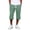 Green, variant on Men’s Waffle Straight Leg Wide Leg Sports Casual Trousers Seven Quarter Pants