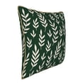 thumbnail image 2 of ZNDUO Throw Pillow, 16"x16" Bed Pillow and Couch Pillows - Indoor Decorative Pillows，Dark Green Plant Leaves Throw Pillow, 2 of 8