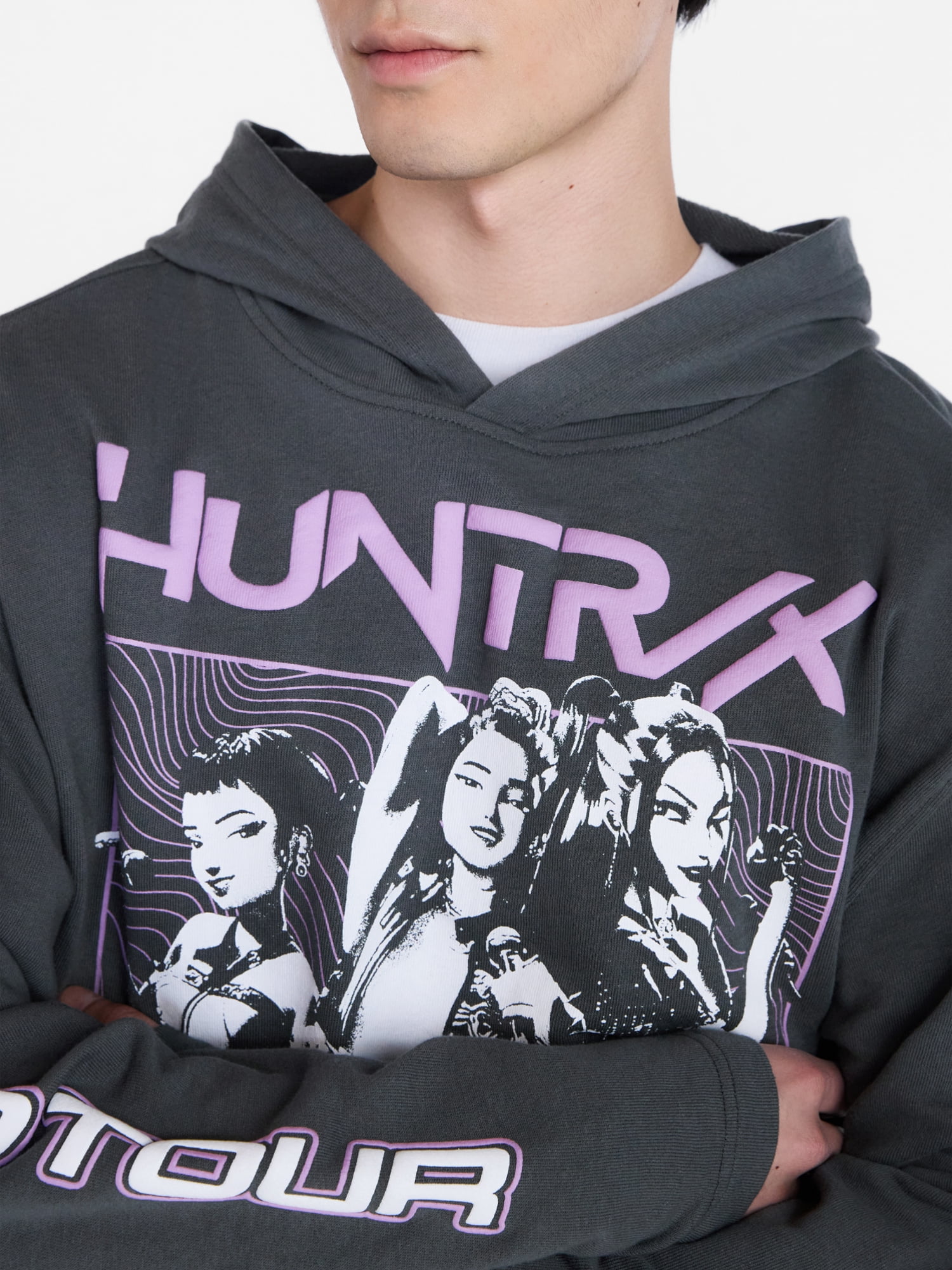 KPop Demon Hunters Men's and Big Men's Graphic Hoodie, Sizes XS-5XL
