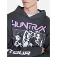 thumbnail image 4 of KPop Demon Hunters Front and Back Graphic Puff Graphic Hoodie Sweatshirt, Men's Sizes XS-5XL, 4 of 5